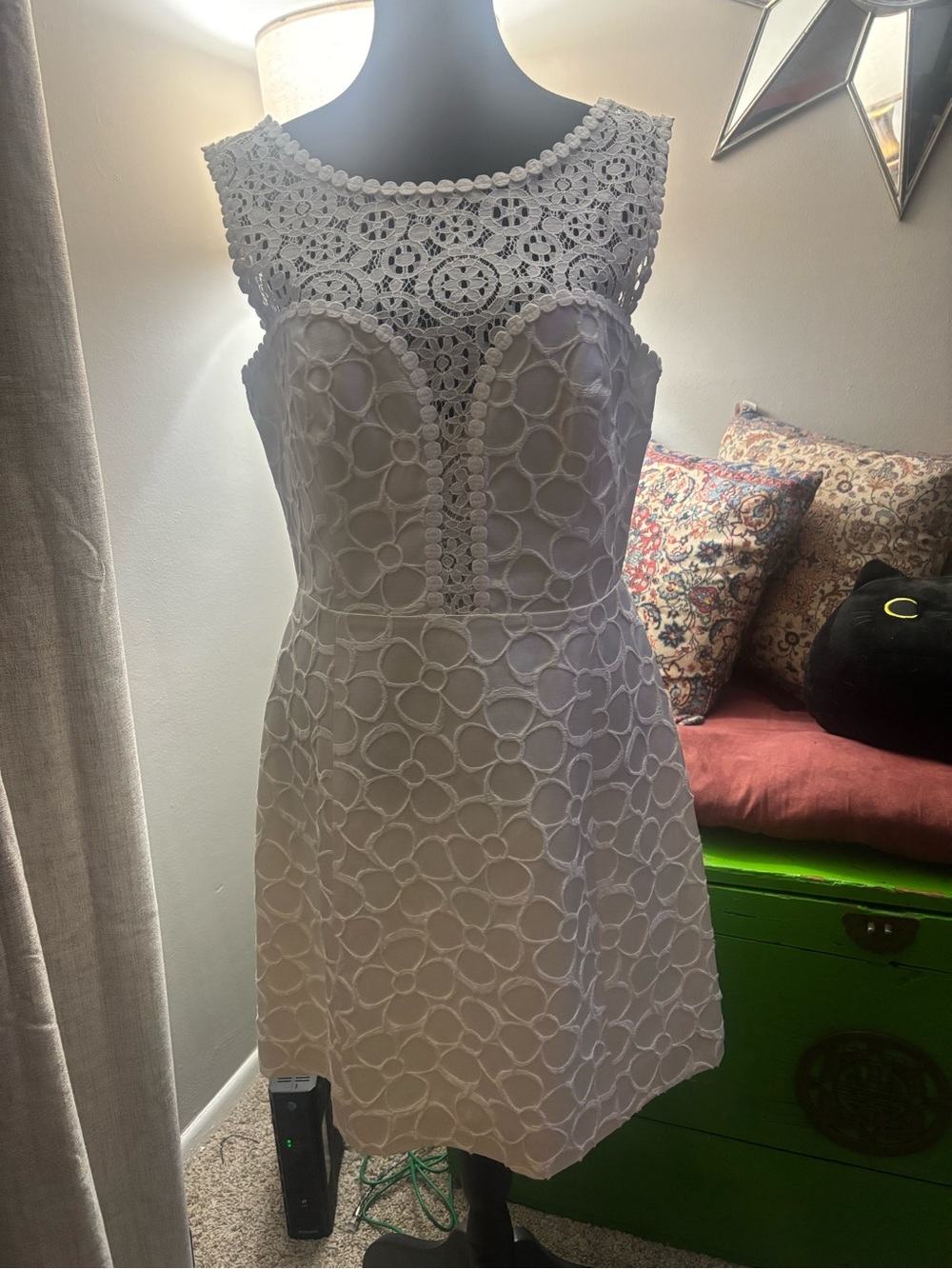 Lilly Pulitzer Ivory Lace A-Line Dress